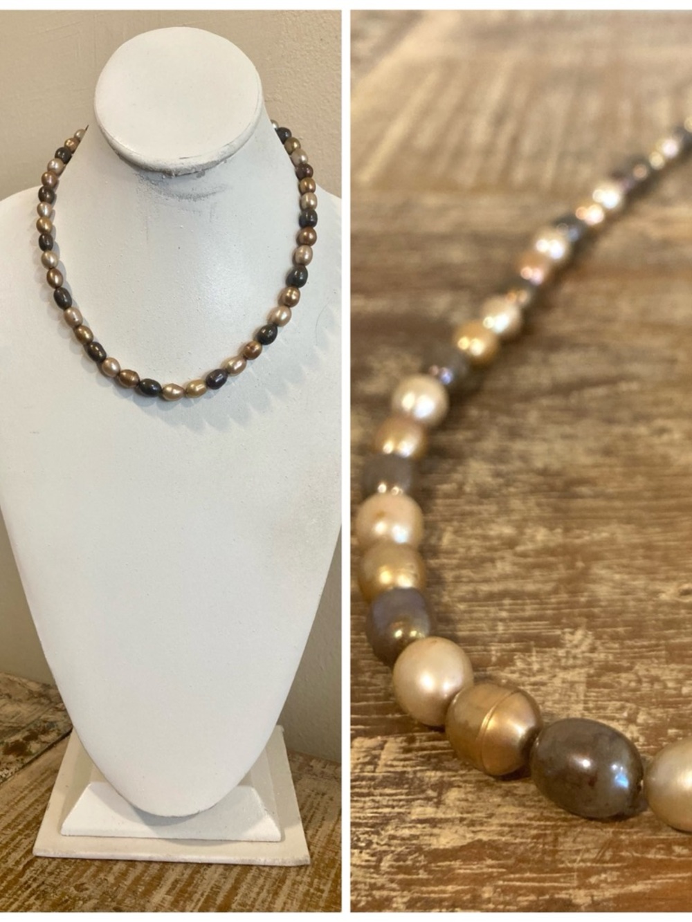 Multicolor Faux Pearl Necklace